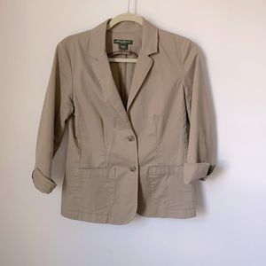 Khaki blazer
